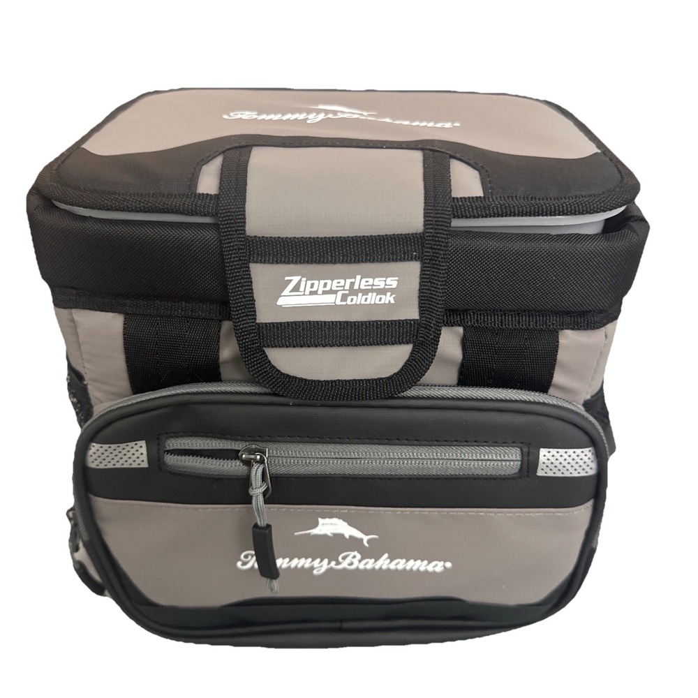 Tommy Bahama Zipperless Coldlok Hardbody Cooler With Deep Freeze Insulation New - Picture 11 of 11